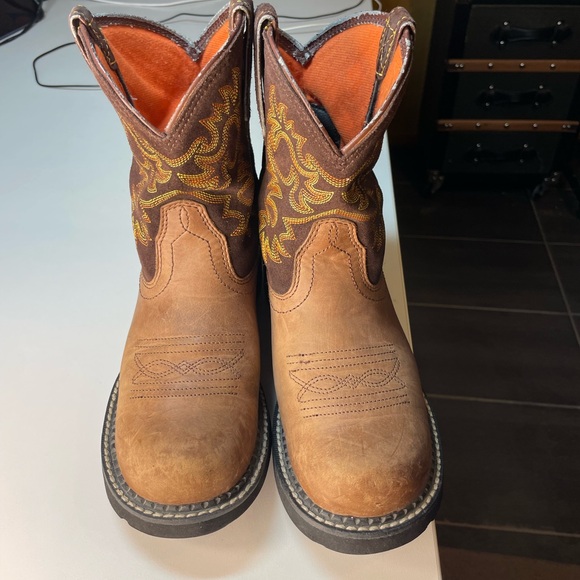 Ariat Women's Fatbaby Western Boots - Round Toe size 7.5 - Picture 3 of 6